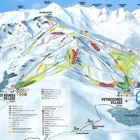 Confort 10 Pers. A Peyragudes - 3 Ch, Balcon Sud, Pres Des Pistes - Fr-1-695-1 Apartmán Germ